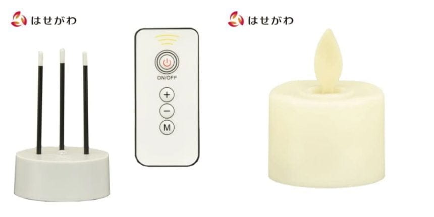 『ほのゆら』火の危険を防ぐ！LED式の電気線香・ローソクが話題