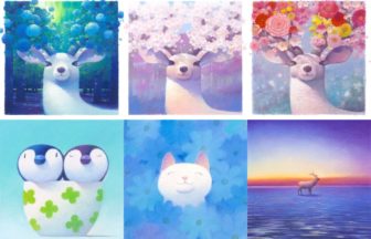 『渡辺宏展2024―心に花を―』パステルアート