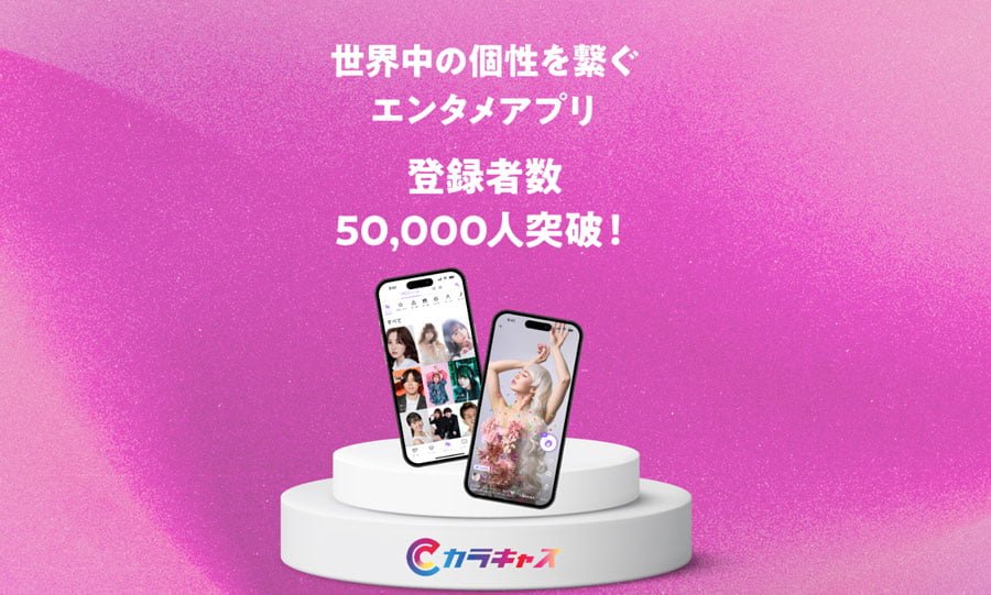 「カラキャス」が大躍進！登録者数50,000人を突破し更なる成長