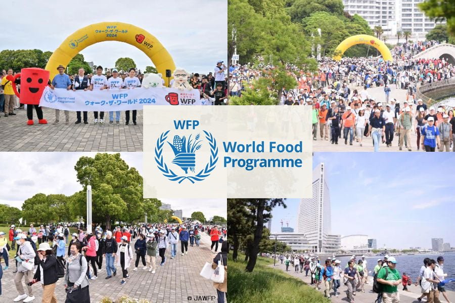 WFPウォーク・ザ・ワールド2024が子ども達への給食支援を実現