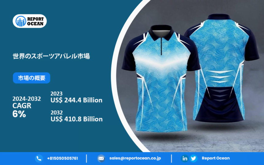 2032年までの予測期間に、世界のスポーツアパレル市場は収益が増加する見込み