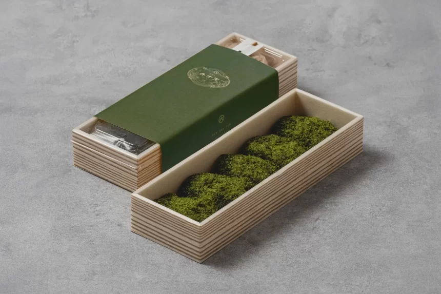 弁才天の抹茶砂利餅