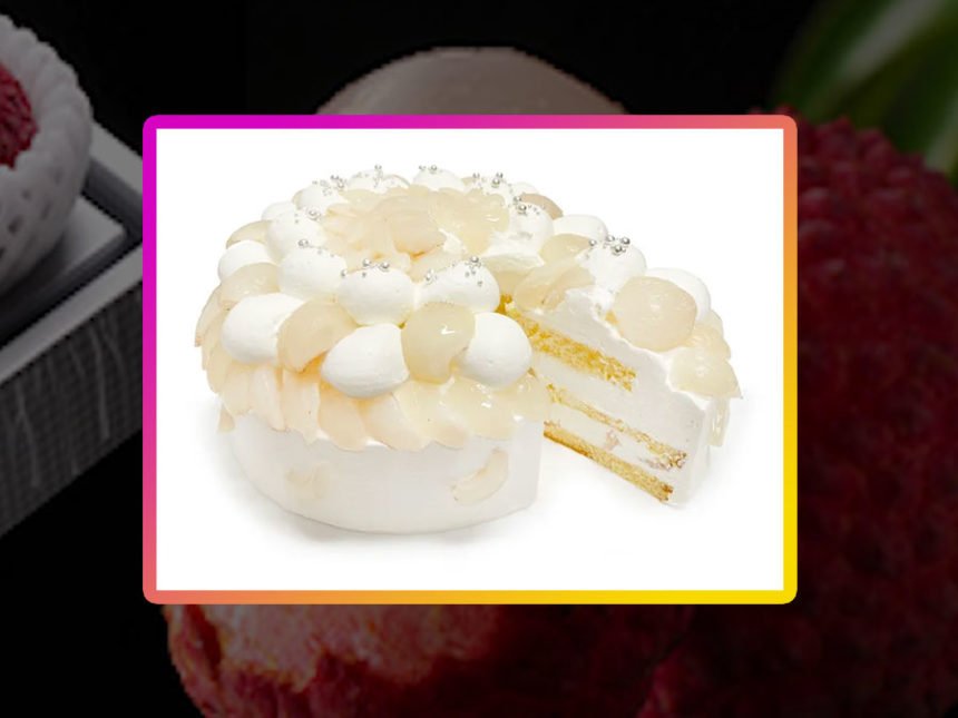 カフェコムサ限定「生ライチ」ショートケーキ登場