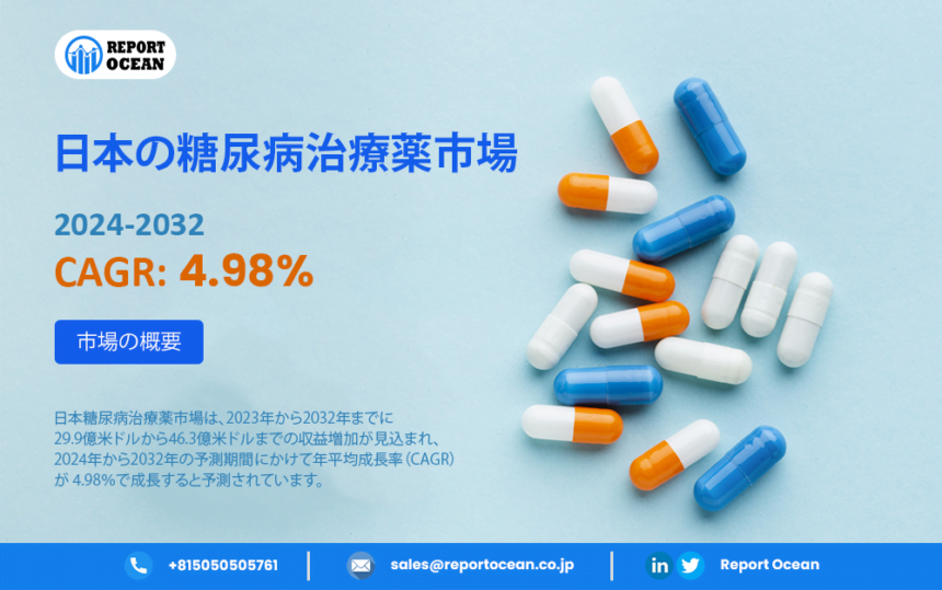 日本の糖尿病治療薬市場、2032年までに46.3億米ドルに到達