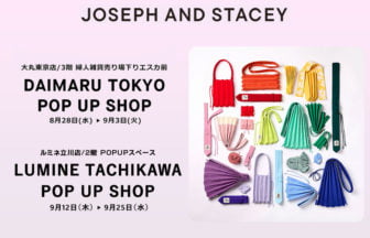 「JOSEPH AND STACEY」9月に東京でポップアップ