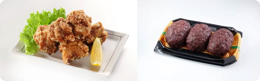 4種の生姜と醤油香る唐揚げと自社製おはぎ