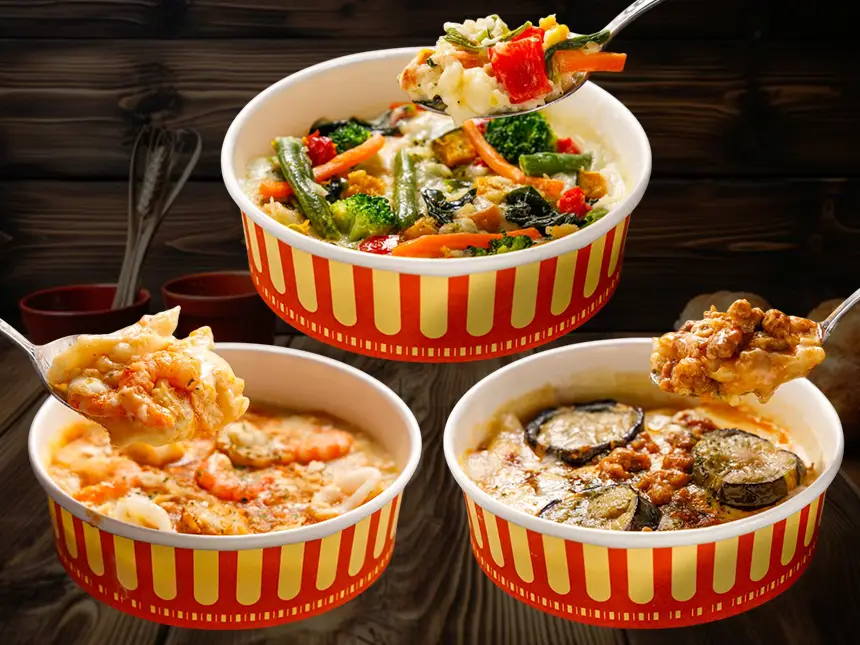 新シリーズ「PIACERE（ピアチェーレ）」から冷凍グラタン登場