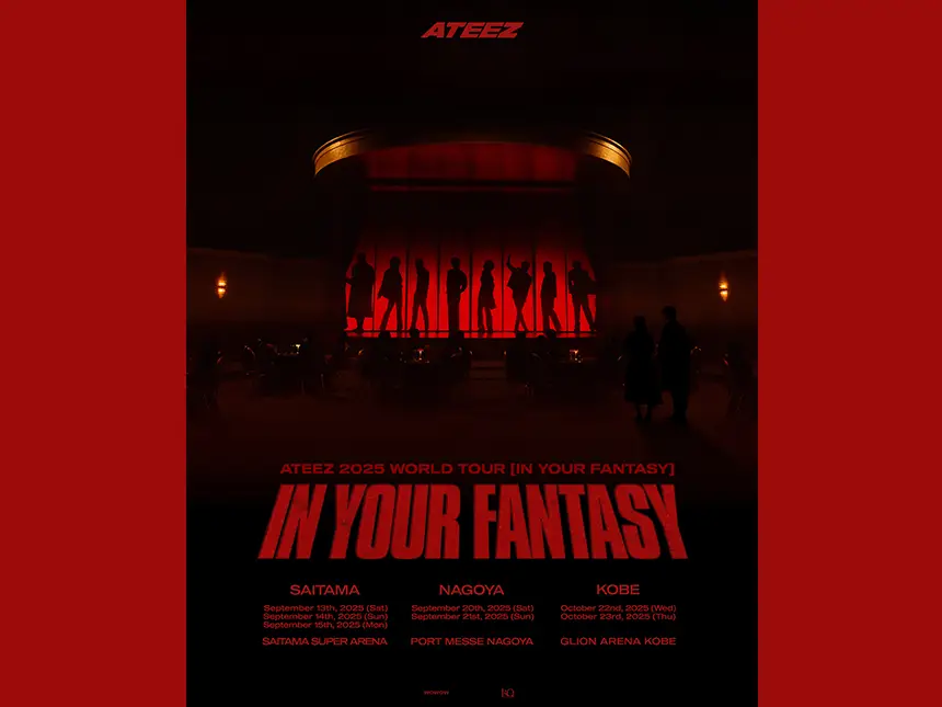ATEEZ 2025 WORLD TOUR [IN YOUR FANTASY] IN JAPAN 開催決定！