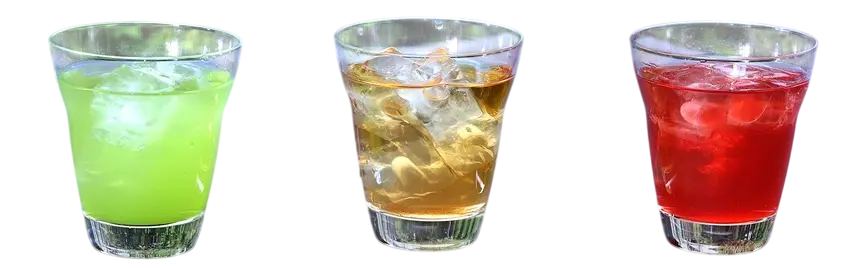 アルコールドリンク&モクテル4種が飲み放題