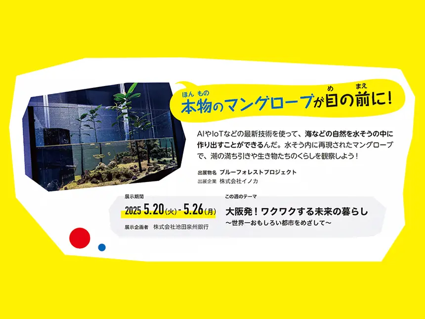 イノカ、2025年大阪・関西万博に3つのテーマで出展決定！第1弾「ブルーフォレストプロジェクト」始動～マングローブの力で、未来を変える体験を～