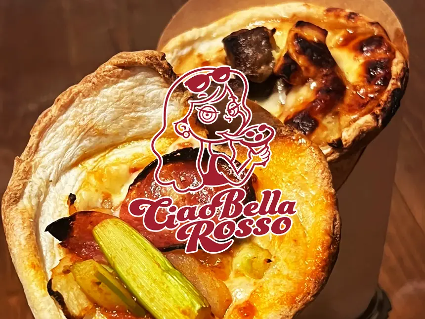 ピザコーン専門キッチンカー「チャオベッラロッソ」