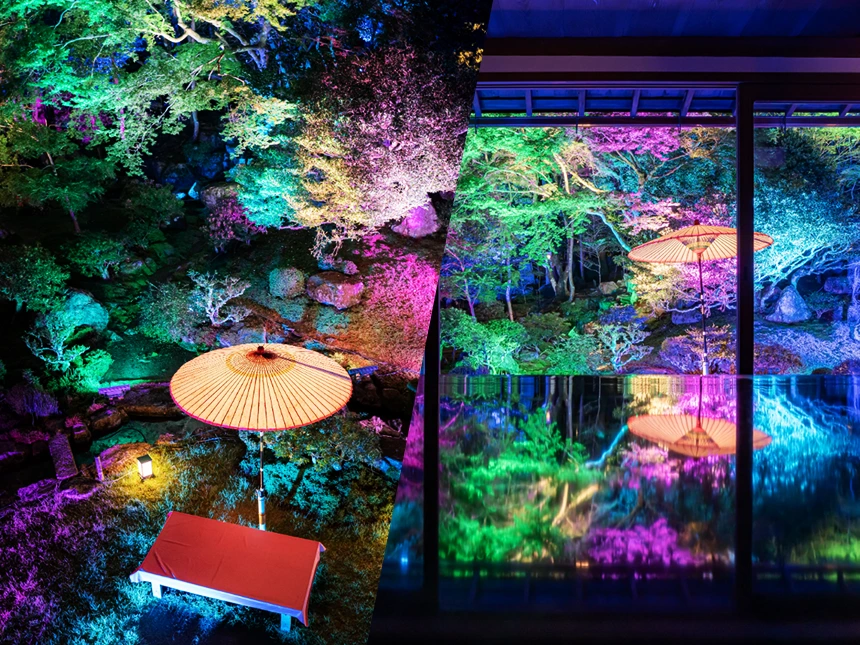 国名勝「旧竹林院」夏のライトアップ開催中！幻想的な庭園を楽しむ夜の特別体験【滋賀県大津市】