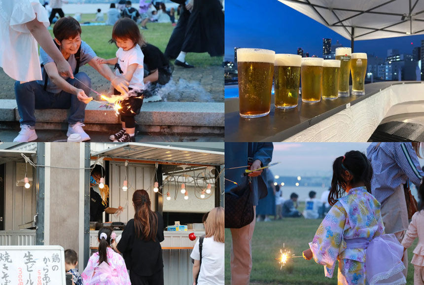 大人達が作る子ども達への花火大会