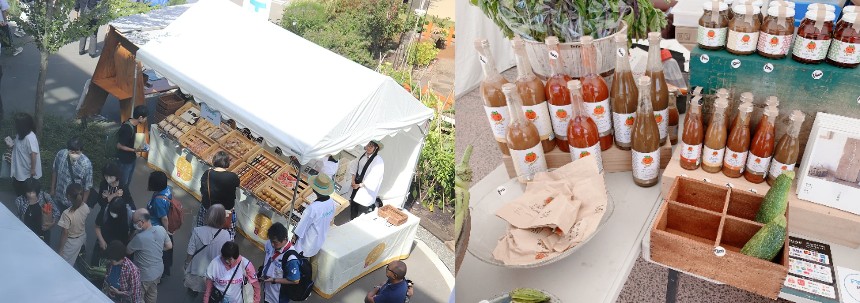 「食」と「農業」が集まるマルシェ