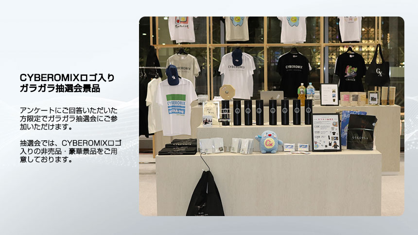 CyberomiXガラガラ抽選会
