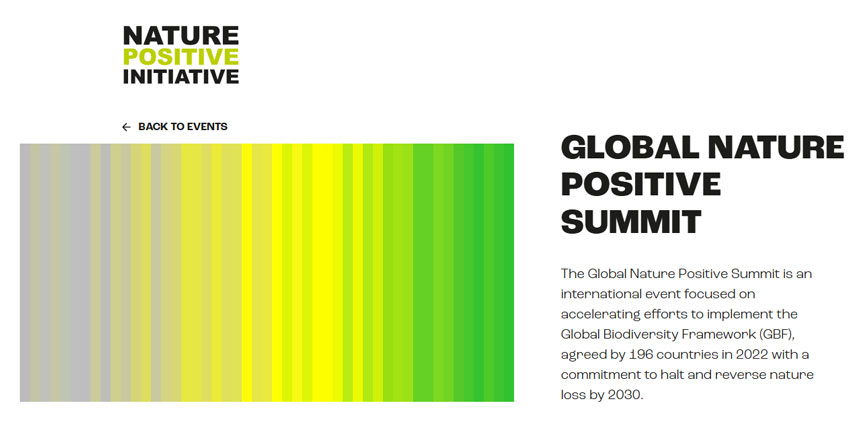 Global Nature Positive Summit