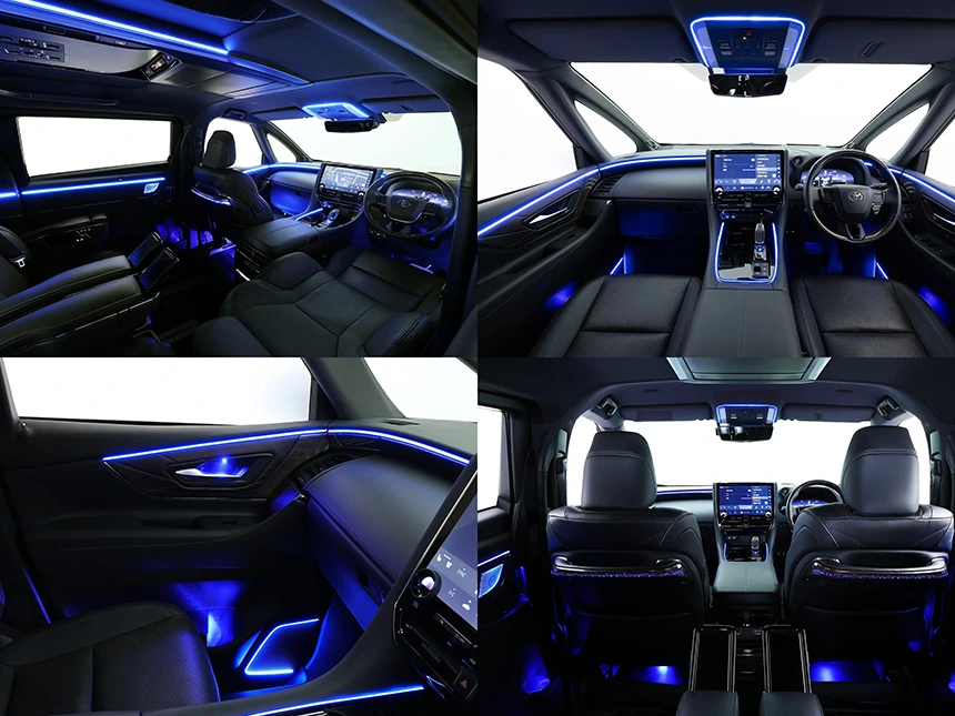 40アルファード専用アンビエントライト新発売 ― 圧倒的な光の演出で上質な車室内空間を創造