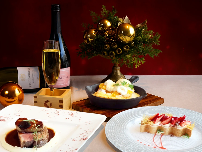【限定7日間開催】高級感そのまま、5,000円で味わう特別な「Xmasディナーセット」
