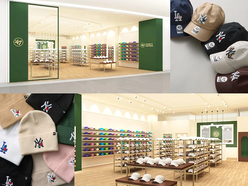 ’47沖縄がサンエー浦添西海岸PARCO CITYに12月13日（土）オープン｜MLBキャップやバケットハットが勢揃い