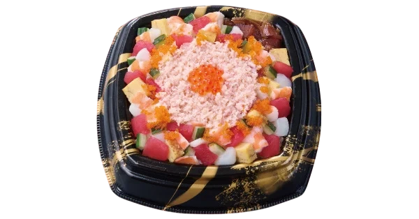 かにバラちらし