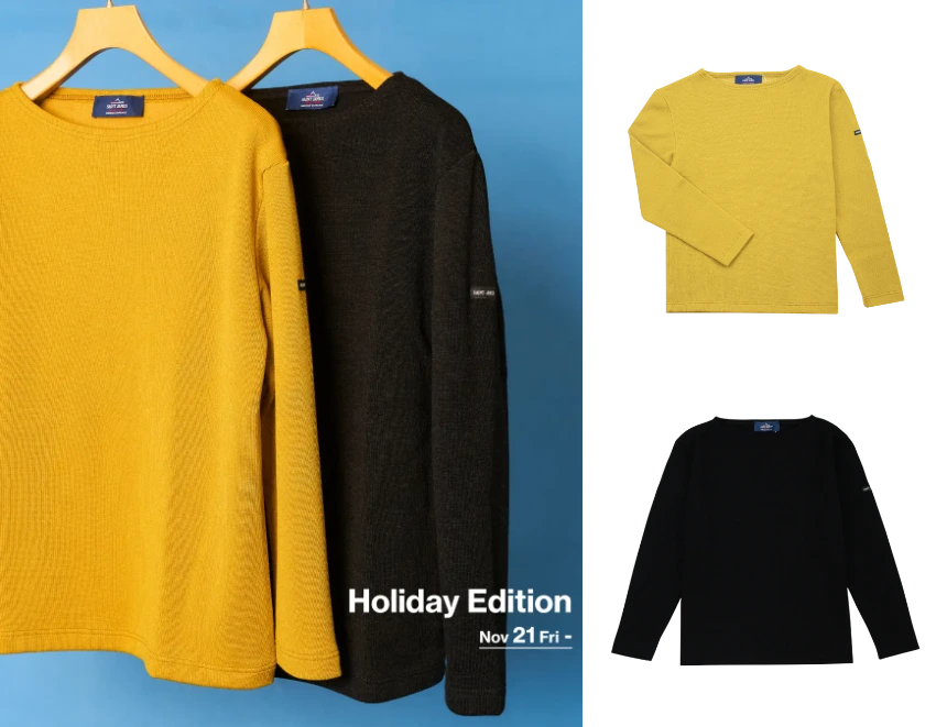 ダブルフェイスセーター