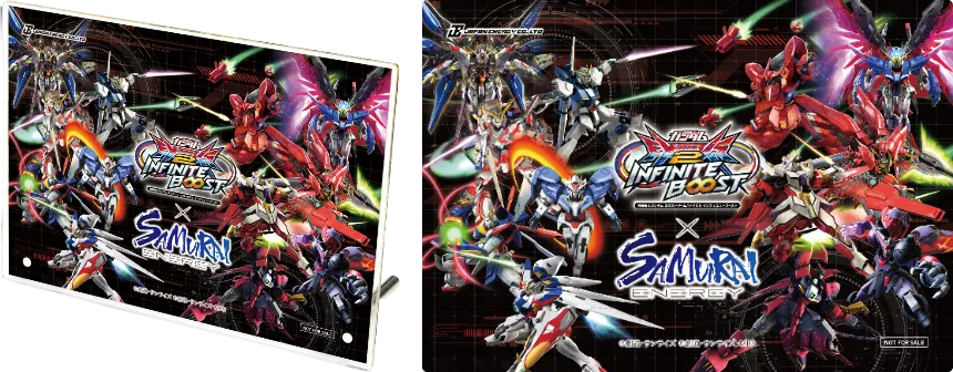 ガンダム エクストリームバーサス2 ポスターセット ガンダムEXVS2×SAMURAI ENERGYの完全限定コラボが実現
