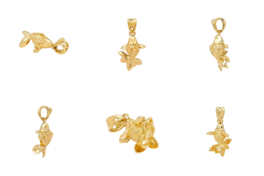 錦蓮華御守チャーム［ゴールド］