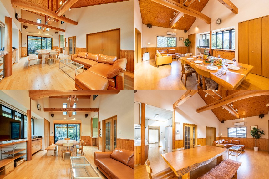 吹き抜けリビング