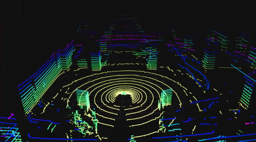 半径150mの検知範囲を持つ高精度センサー