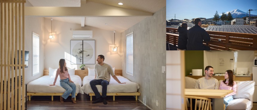 ファミリールームは和の要素を取り入れたデザイン