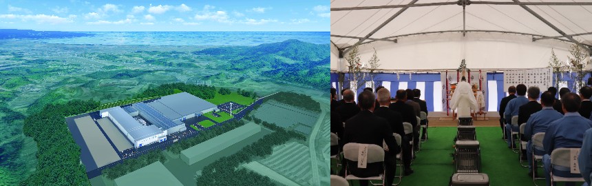 増設工事の起工式