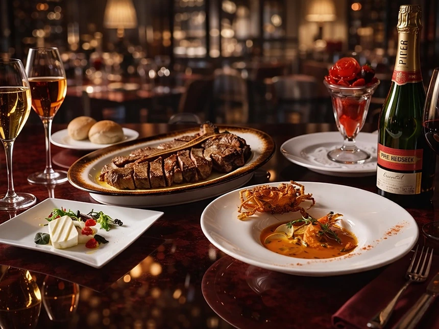 ベンジャミンステーキハウス東京六本木店、USDAプライム熟成肉を味わう“深紅のバレンタイン限定コース”を2/1〜2/28提供