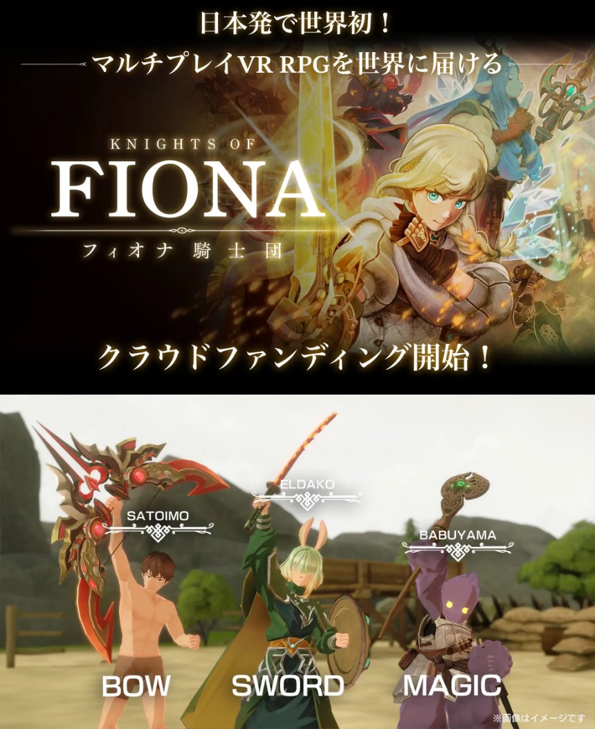 『Knights of Fiona -フィオナ騎士団-』クラウドファンディング