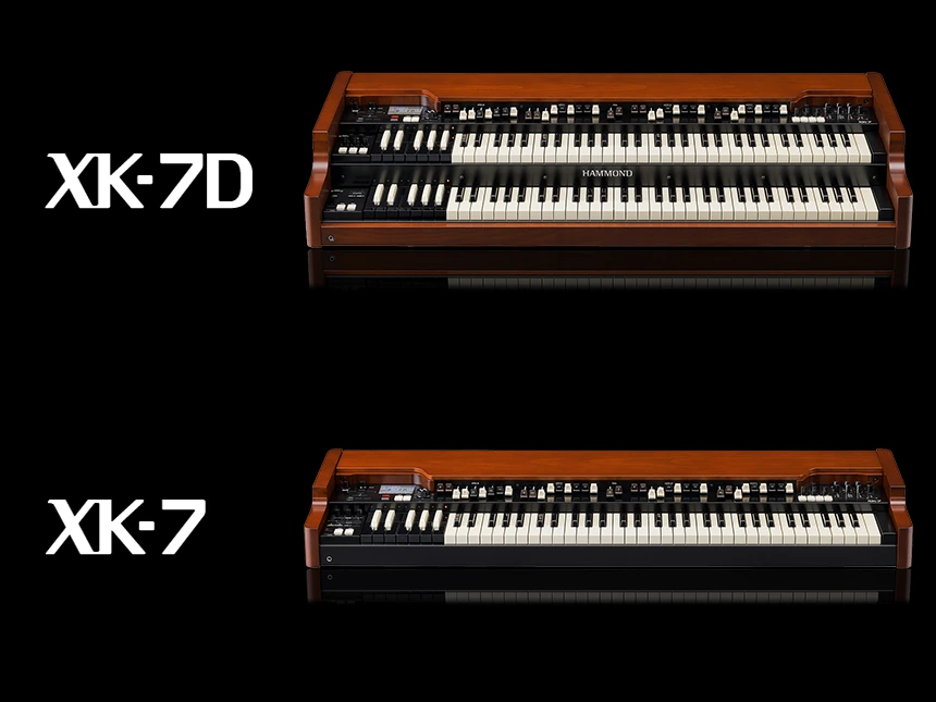 ハモンドオルガン最新フラッグシップ「XK-7 / XK-7D」