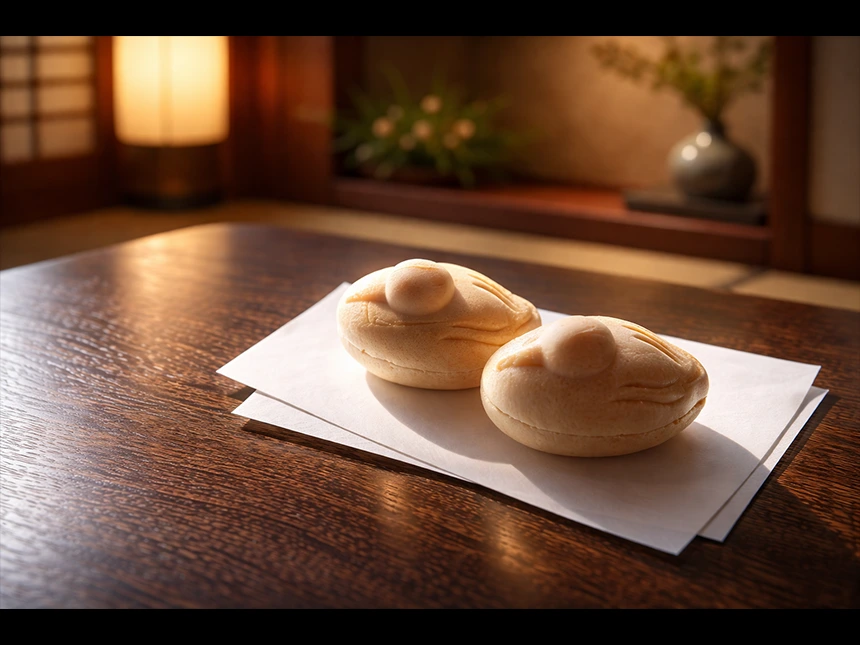 オリジナル和菓子「かもなか」