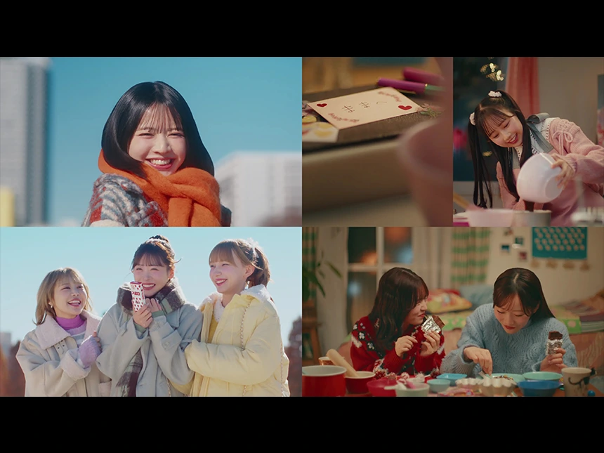 FRUITS ZIPPER出演の新TVCM「ピュアな想いは、ピュアなチョコで。」