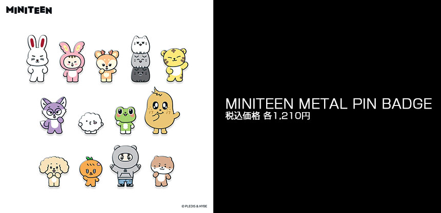 MINITEEN METAL PIN BADGE