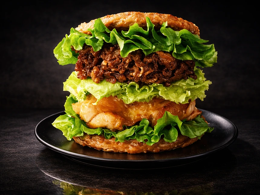 モスバーガー「にくにくにくバーガー」