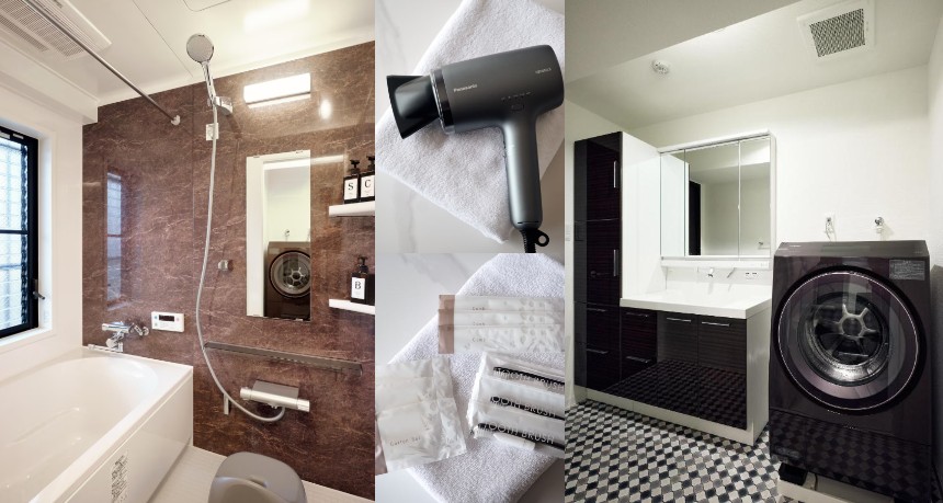 パウダールームとバスルーム