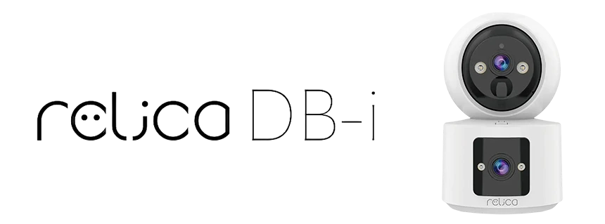 relica ワイヤレスシリーズ DB-i デュアルレンズ フルワイヤレス見守りカメラ