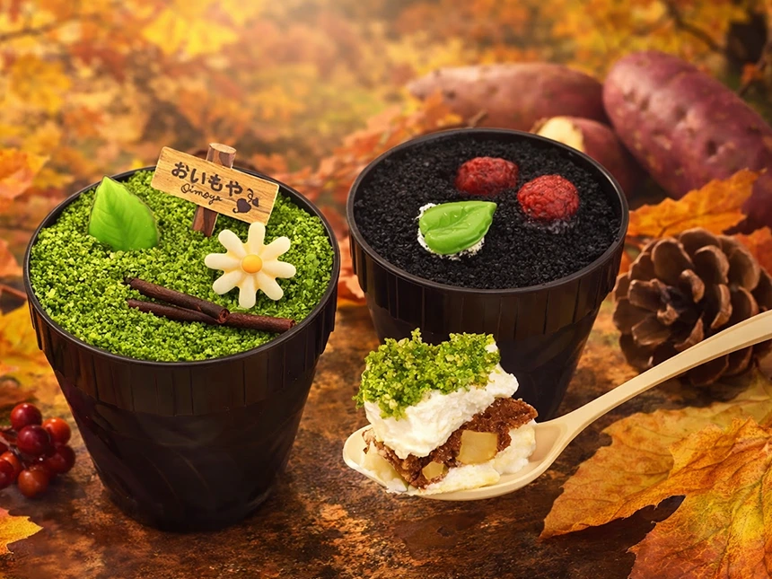 「えっ、その土食べられるの?」SNSで話題沸騰!体験型スイーツ「芋ほりティラミス」が登場