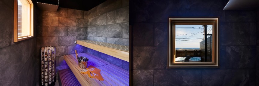 「マイグレ」のプライベートサウナ