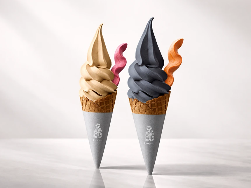 &EARL GREYのアールグレイソフトクリーム