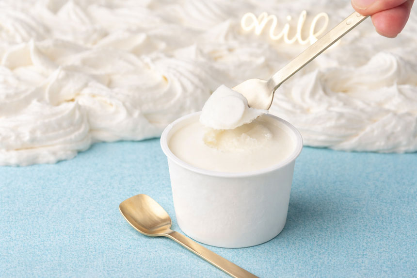 贅沢な味わいのアイスクリーム