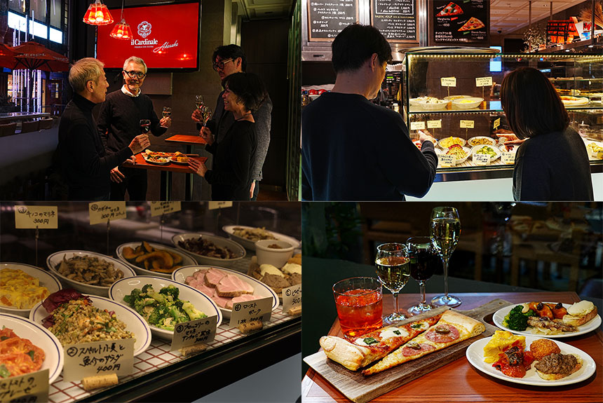 赤坂Bizタワーに“立ち飲みイタリアン”誕生！イル カルディナーレ赤坂店がスタンディングバールを新設