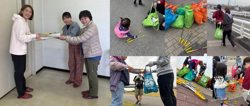 ごみ拾い×ジョギング