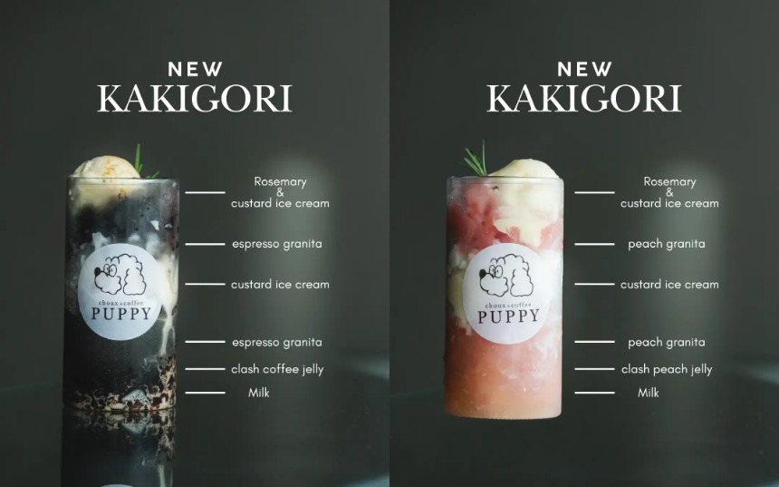 オリジナルかき氷パフェ