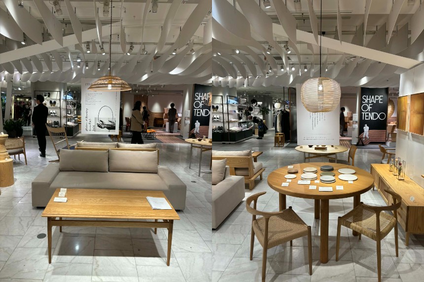 空間に静かな存在感をもたらすものとして展示