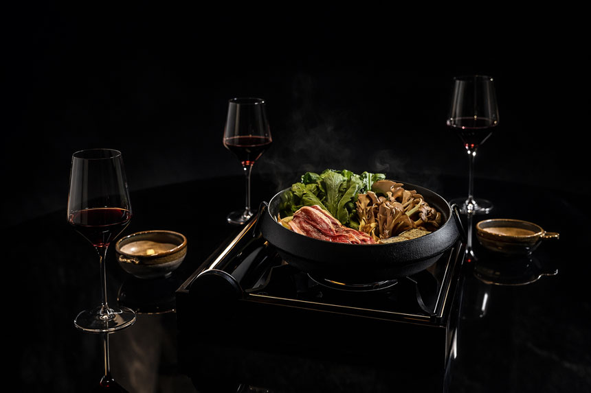 別邸限定の鴨すき焼き