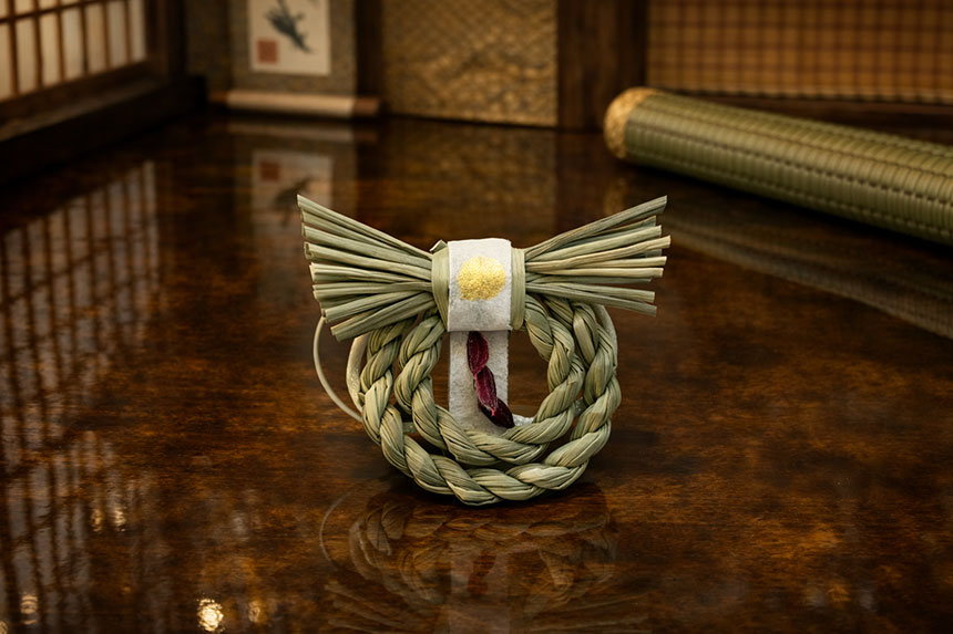 畳のお守りの写真